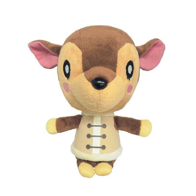 Sanei Boeki Animal Crossing All Star Collection Fauna Plush Toy, Size S, Height 8.3 inches (21 cm)