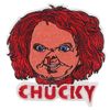 Chucky Face Classic Horror Character Embroidered 3.5" Tall Iron on PatchQ