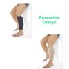 Juzo Reversible Versatile Support 30-60mmHg Calf Compression Wrap, Beige, XL Max Regular