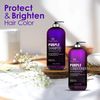 BOTANIC HEARTH Purple Shampoo and Conditioner Set - for All Shades of Blonde, Silver and Gray Hair - Enhances Highlights - Sulfate Free, Paraben Free, 16 fl oz each