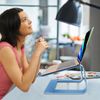 Ergonomic Aluminum Laptop Mount - Detachable Riser Stand Compatible with MacB...