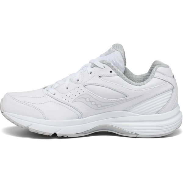 Saucony Women's Integrity WLK 3 Walking Shoes, White, 8