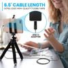 Pyle USB Lavalier Lapel Microphone USB C Adapter, Cable Wrap Plug