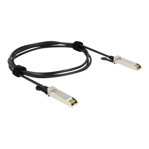 Delock 1M, SFP+ TWINAX SFP 1M NEGRO