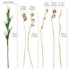 abiducns Reed Diffuser Sticks,Reed Diffuser Sticks Flowers,Reed Diffusers for Home,Bathroom Diffuser,Diffuser Set with Sticks,Natural Flower,White/Green