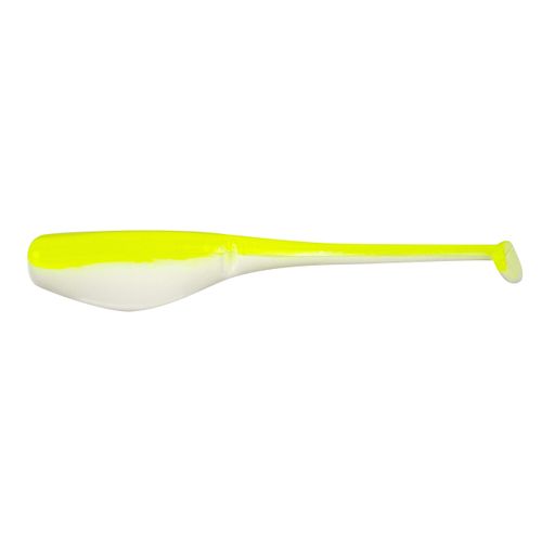 Bobby Garland Crappie Baits Shad Swim'R Soft Plastic Fishing Lure, Accessories for Freshwater Fishing, 2", 15 per Pack, Bone White Chartreuse