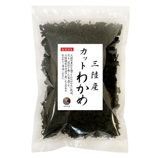 Kaweed Honpo Wakame Cut Wakame Seaweed 3.5 oz (100 g), Made in Japan, Sanriku