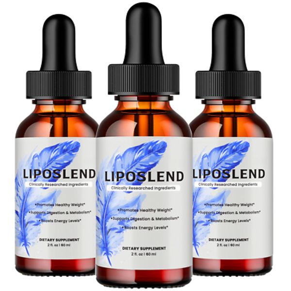 LipoSlend Drops - Official Formula (3 Pack)