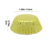 Mombake Mini Foil Cupcake Cases,Muffin Baking Cups(Gold, 300-Count)