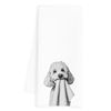 INDAJEDN Poodle Hand Towels, 16x24 Inch, Microfiber, 1 Count