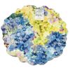 x4 Shabby Chic MELAMINE Dinner Plate Set Hydrangea Blue Green Easter Floral