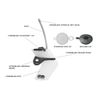 XLAB Hydroblade Road Edition Vertical Front Hydration System Black