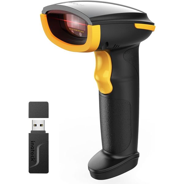 Inateck Wireless Barcode Scanner with APP/SDK Bluetooth 1D USB Barcode Reader
