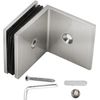 90 Degree Glass Clamp for 8-12mm Thickness Double Side