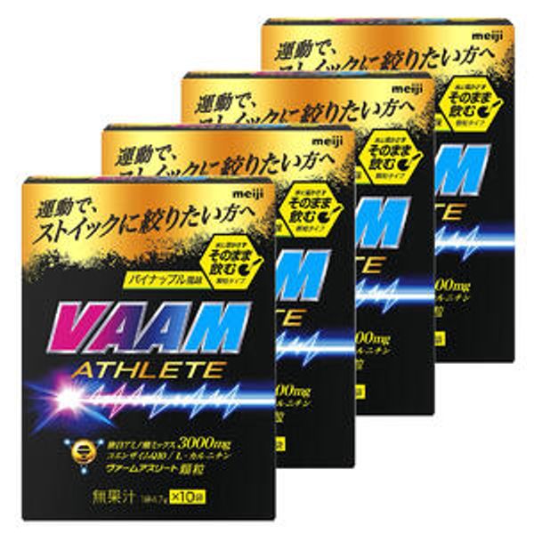 VAAM Athlete Granules Pineapple Flavor 10 Bags x 4 Sets