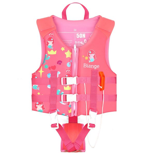 Kids Swim Vest, Child Swimming Jacket Toddler Floaties Swim Float Aid with Emergency Whistle for Boys Girls Ages 1-9 Years Old