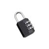 HMF 3506-02 Combination Padlock 3 Digit 5 x 3 x 1 cm Black
