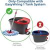 Blue Mop Replace Head, Handle, Base for OCeda EasyWring 1 Tank System ONLY