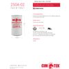Cim-Tek 70821 250AE-02 2 Micron Particulate Fuel Filter - CIM250AE02