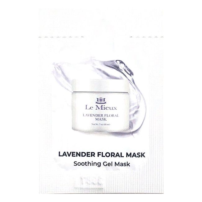 Le Mieux Lavender Floral Mask Travel SAMPLES (20pcs x 2.5G = 50G) HUGE SAVINGS!