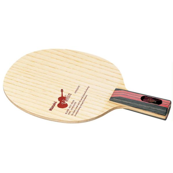 Nittaku NE-6648 Table Tennis Racket Violin C Pen Holder, Round Chinese Style, Wood Plywood