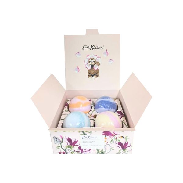 Cath Kidston Caskidson Bath Bomb Set, Throw & Friend Bathbomb (100g*4pcs)