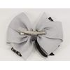 black with gold Heart Arrows Hair Bow