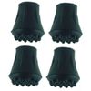 TOOLMAN TM026 1" Rubber Walking Stick Ferrule - 4 Pack