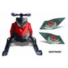 Headlight Eye Graphics Kit Decal For Ski Doo Rev XP 08-12 NIGHTMARE