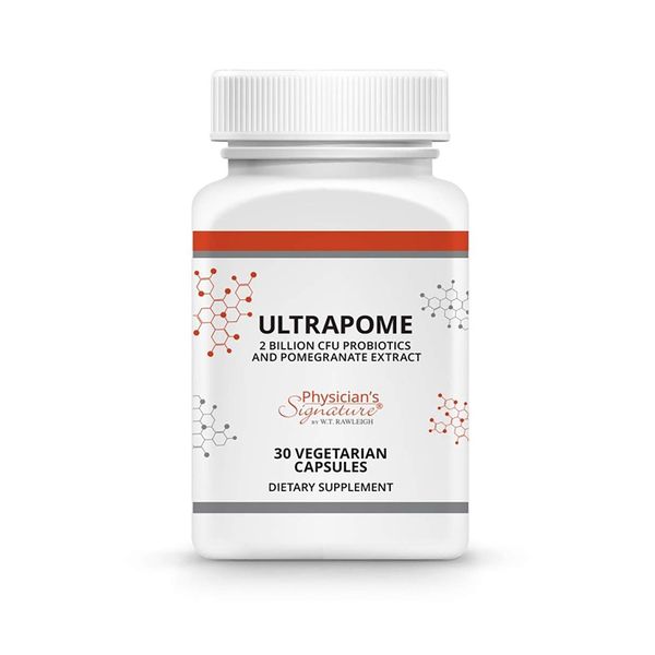 Rawleigh's Ultrapome: 30 Vegetarian Capsules - Pomegranate Seed Extract - Probiotics - - Dietary Supplement