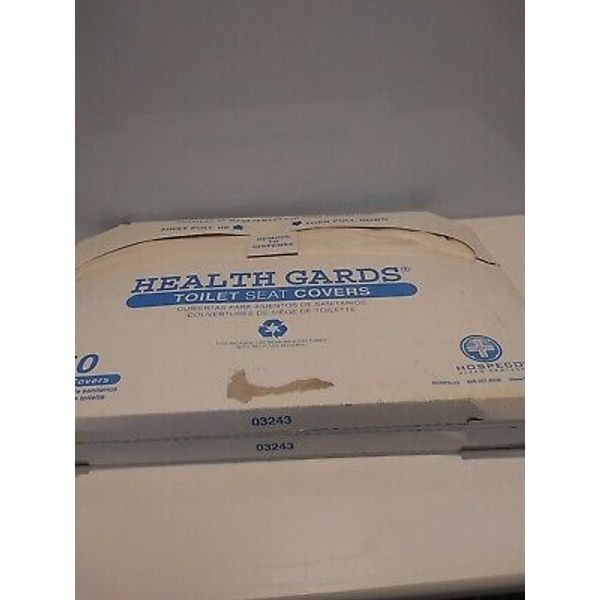 Health Gards Toilet Seat Covers, Paper, Half-Fold, 500 Covers (BB)