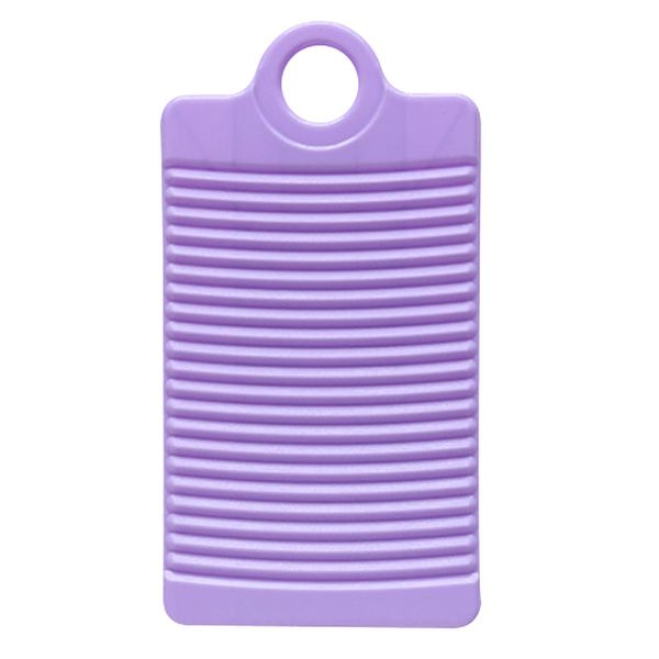 MZD Plastic Mini Washboard Washing Board for Kids Shirts Clean Laundry Lime Washboard for Laundry (purple)