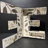 Cardboard Letter E Tabletop Decor Gift Storage Box  11”x8.5”x2.5” New