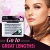 Ardell False Eyelashes Double Up Individuals Knot-Free Long Black 4 Pack
