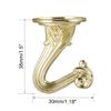 sourcing map 2 Pack Swag Hook Kit Brass Finish Plant Hanging Ceiling Hook