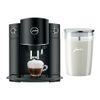 Jura D6 Automatic Coffee Machine (Black) with Glass Milk Container
