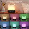 Aisuo Night Light-5 in 1 Bedside Lamp with Bluetooth Speaker, 12/24H Digital ...