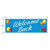 Beistle Welcome Back Sign Banner