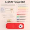 Gakken Staful Pencil Case Converse Square Red BH12064