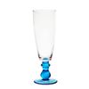 CRISTALICA Ice Cream Glass Shake Blue 450 ml Ice Cream Dessert Glass Goblet Iced Coffee