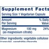 Magnesium (Citrate) 100 mg, 100 vegetarian capsules