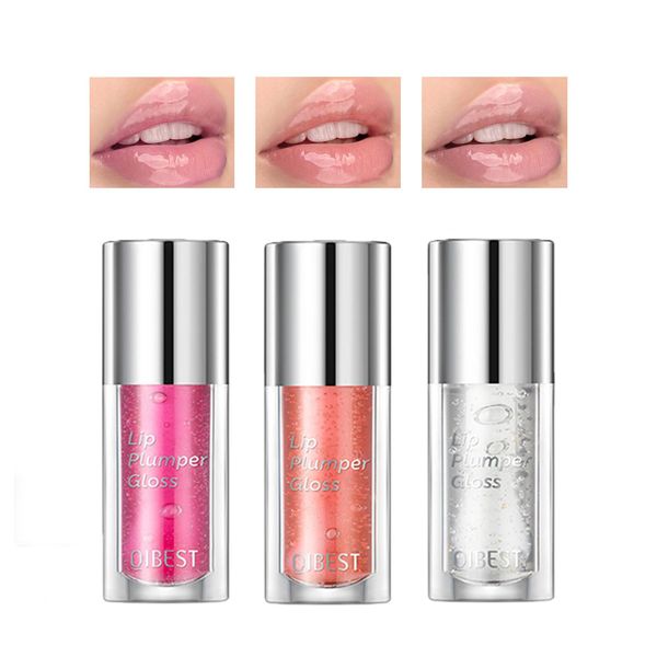 Gireatick 3pcs Clear Liquid Lipstick Set, Shinny Long Lasting Waterproof Moisturizing Plumping Lip Plumper Makeup Kit for Fuller Looking Lips, Use Alone or Mix Up with Other Lipstick