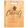 Personalized 13 3/4″ x 9 3/4″ Maple Cutting Board