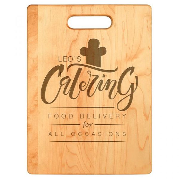 Personalized 13 3/4″ x 9 3/4″ Maple Cutting Board