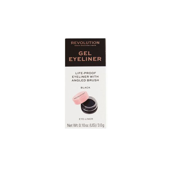 Fırçalı Jel Eyeliner Black Gel Eyeliner Pot With Brush