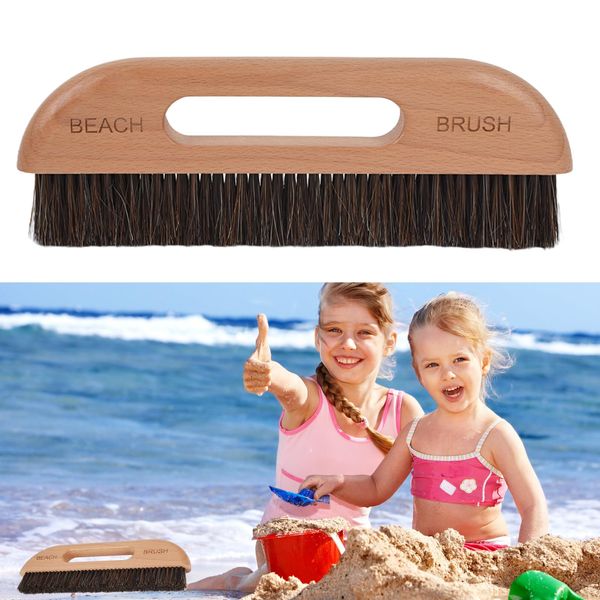 Sand Brush Beach Brush Beach Chair Brush Sand Remover Surf Sand Off Brush for Vacation, Beach Sports, Beach Activities, Holidays, Surfing, Beach Volleyball, Sandbox