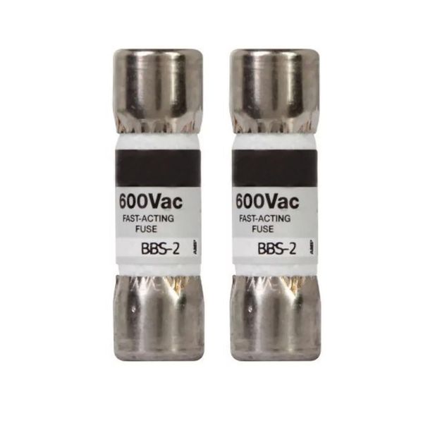 PMMCON Pack 2 Pcs BBS-2 (BBS-2) 2 Amp 600V Non-Indicating Fast Acting Fuse