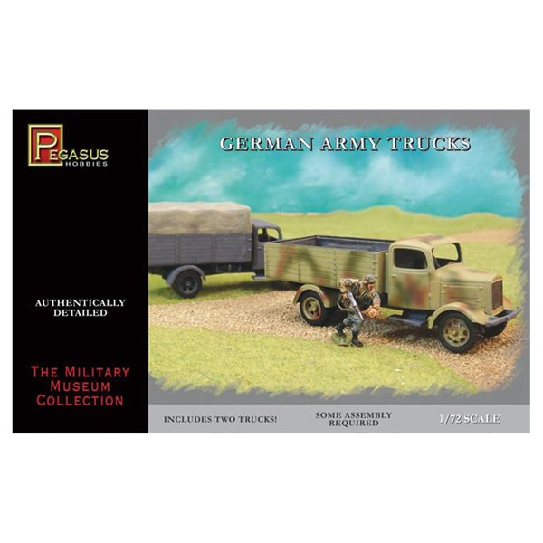 Pegasus PG7610 – 1/72 German Army Truck, 2 Kits.
