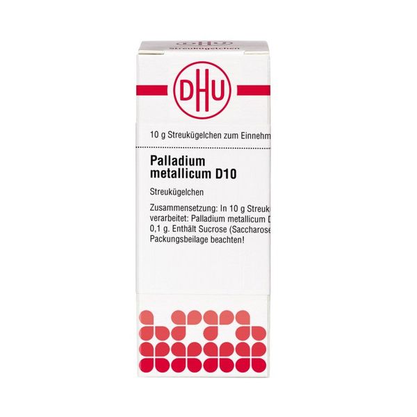 Palladium metallicum D10 DHU Globuli, 10 g Globuli