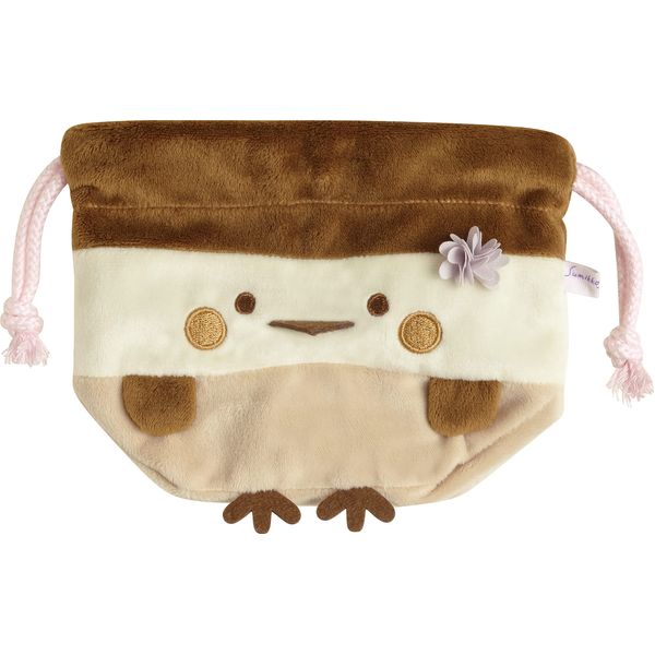 Sumikko Gurashi CA26301 Minna Kotorikko Plush Mini Drawstring Sparrow